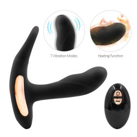 Vibrating Remote controlled Extra Long Anal Beads With Suction Cup Design