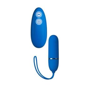 Posh 7 Function Lovers Remote Bullet Vibrator - Blue