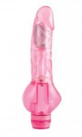 Juicy Jewels Rose Quartz Realistic Vibrator - Pink