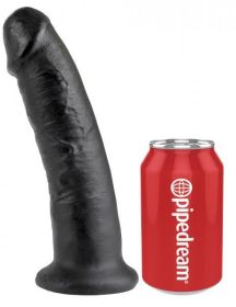 King C*ck 9 Inch Dildo Black