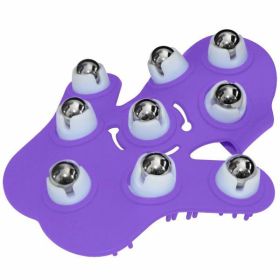 Fuzu Roller Glove Massager - Purple