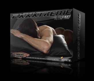 Exxxtreme Sheets Pillow Case King - Black