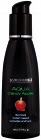 Wicked Aqua Lube 2oz - Candy Apple