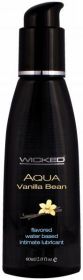 Wicked Aqua Lube 2oz - Vanilla Bean