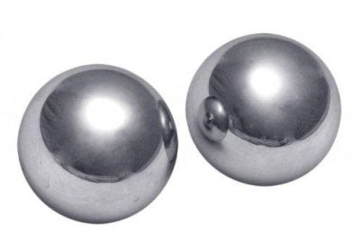 Titanica Extreme Steel Orgasm Balls - Silver