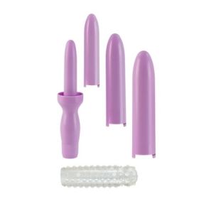 Dr. Laura Berman Intimate Basics - Dilator Set Dilator with 4 Sizes Sleeve - Purple