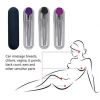 Mini Bullet Vibrator 10 Speed - sliver