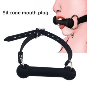 Oral Mouth Gag BDSM Bite Silicone Dog Bone Gag